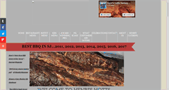 Desktop Screenshot of henrishottsbarbeque.com